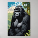 Search for mountain gorillas art Africa