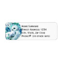 Search for blue owl return address labels Birds