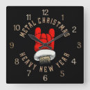 Search for christmas music clocks Santa