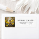 Search for yellow daffodils return address labels Easter