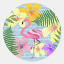 Search for tropical flamingo stickers Party