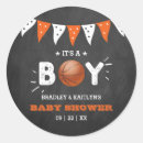 Search for boy basketball stickers Baby shower