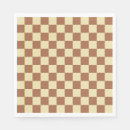 Search for brown plaid napkins Beige