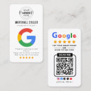 Search for review for business cards Google reviews