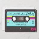 Search for retro 40th birthday invitations 80's