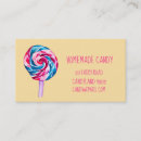 Search for candy store business cards Lollipop