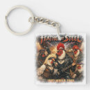 Search for rock music square key rings Heavy metal