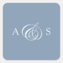 Search for formal monogram stickers Dusty blue