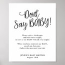 Search for clothespin baby shower games Don't say baby