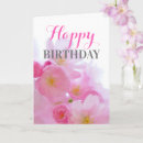 Search for sakura birthday cards Pink