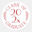 Search for red graduation party stickers Chic