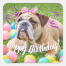 Search for colourful ribbons stickers Happy birthday