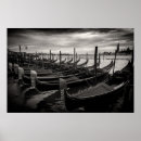 Search for venice black and white posters Gondola