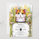Search for cute hamster invitations Happy