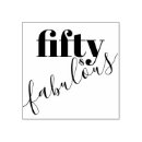 Search for 50th birthday rubber stamps 50 and fabulous