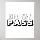 Search for pass posters Typography