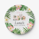Search for elephant baby shower plates Safari animals