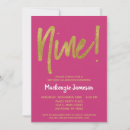 Search for nine year girl birthday invitations 9th birthday party