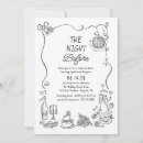 Search for retro rehearsal dinner invitations Funky