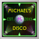 Search for disco party posters Mirror ball