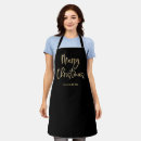 Search for merry christmas aprons modern
