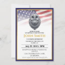 Search for police officer retirement invitations Elegant