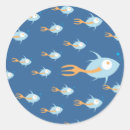 Search for school of fish stickers Animals