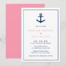 Search for beach gender reveal invitations Nautical