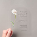Search for calla lily wedding invitations Minimalist