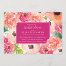 Search for tropical floral bridal shower invitations Watercolor