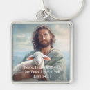 Search for baptism square key rings Jesus