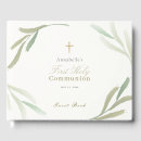 Search for first holy communion guest books Botanical
