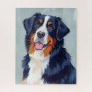 Search for bernese mountain dog puzzles Black