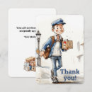 Search for mailman thank you cards Postman
