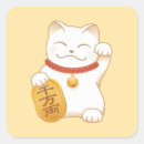 Search for japanese lucky cat stickers Neko
