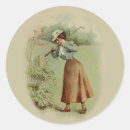 Search for lady golf stickers Vintage