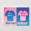 Search for team pink or blue invitations Baby