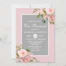 Search for peach grey wedding invitations Flowers