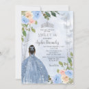 Search for blue and silver sweet 16 invitations Elegant