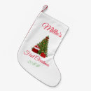 Search for my first christmas christmas stockings Red