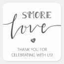 Search for smore thank you stickers Rustic