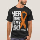 Search for orange ribbon tshirts Leukaemia awareness