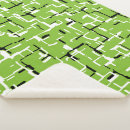 Search for lime green and white blankets Modern