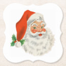 Search for retro christmas coasters Santa claus