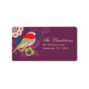 Search for bird of paradise return address labels Elegant
