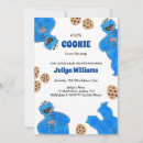 Search for monster baby shower invitations Blue