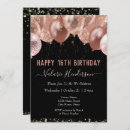Search for rose gold typography invitations Blush pink