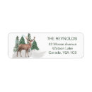 Search for pine tree return address labels Deer