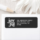 Search for joyful return address labels Minimal