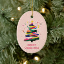 Search for paint christmas tree decorations Colourful